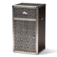 baxton studio cosette vintage industrial silver metal floral accent cabinet | Modish Furniture Store-2
