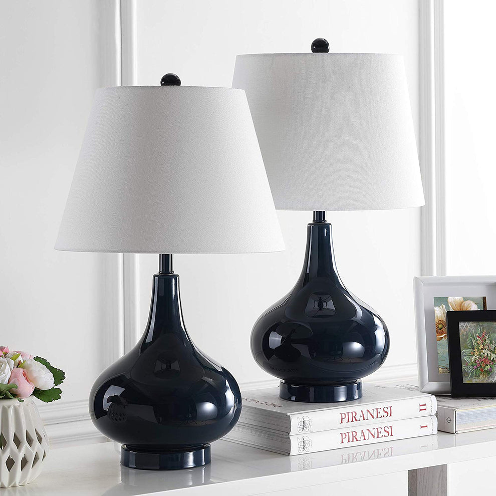 Safavieh Amy Gourd Glass Lamp | Table Lamps | Modishstore - 3