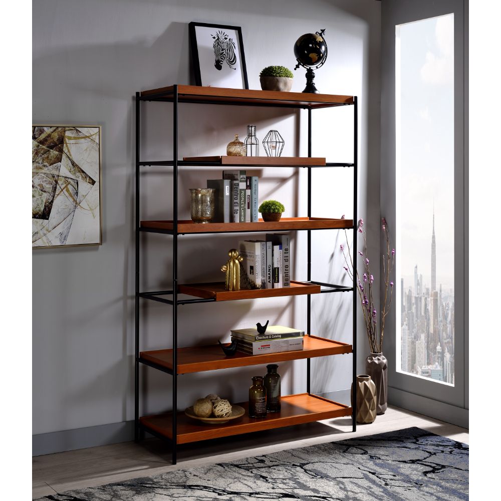 Oaken Bookshelf By Acme Furniture | Bookcases | Modishstore - 3