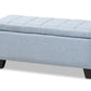 baxton studio fera modern and contemporary light blue fabric upholstered storage ottoman | Modish Furniture Store-2