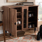 Baxton Studio Valina Modern and Contemporary 2-Door Wood Entryway Shoe Storage Cabinet | Modishstore | Cabinets