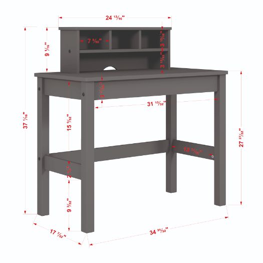 Logan Writing Desk By Acme Furniture | Desks | Modishstore - 7