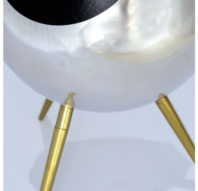 Standing 16.5"H Orb Planter | Outdoor Planters, Troughs & Cachepots | Modishstore - 5