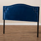 Baxton Studio Aubrey Modern and Contemporary Royal Blue Velvet Fabric Upholstered Queen Size Headboard | Headboards | Modishstore - 2