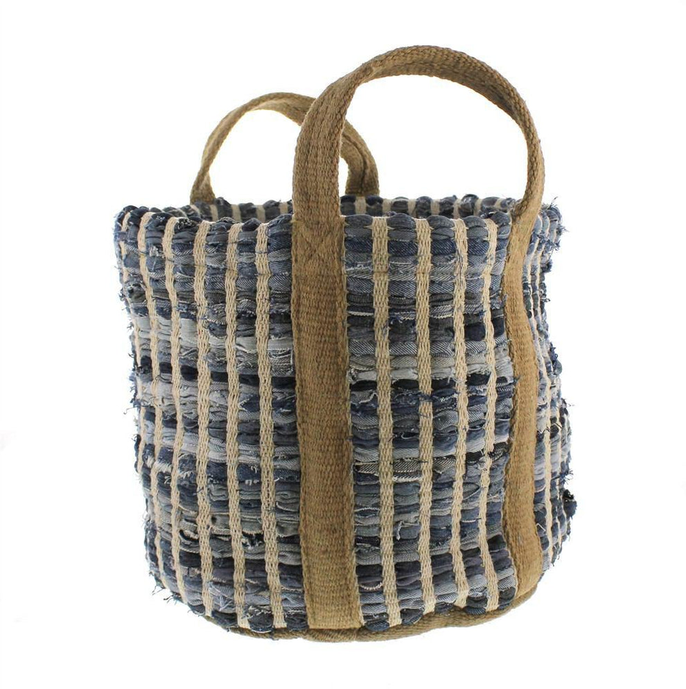 HomArt Woven Storage Denim Basket-2