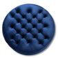 baxton studio palfrey transitional blue velvet fabric upholstered button tufted cocktail ottoman | Modish Furniture Store-3