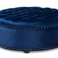 baxton studio iglehart modern and contemporary royal blue velvet fabric upholstered tufted cocktail ottoman | Modish Furniture Store-2