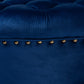 baxton studio iglehart modern and contemporary royal blue velvet fabric upholstered tufted cocktail ottoman | Modish Furniture Store-3