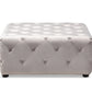 baxton studio calvetti modern and contemporary slate gray velvet fabric upholstered button tufted cocktail ottoman | Modish Furniture Store-3