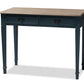 baxton studio dauphine french provincial spruce blue accent writing desk | Modish Furniture Store-2