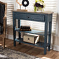 Baxton Studio Dauphine French Provincial Blue Spruce Fiinished Wood Accent Console Table | Modishstore | Console Tables
