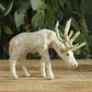 HomArt Scandinavian Stag Grazing - Embroidered White - Set of 2 | Modishstore | Holiday