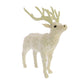 Homart Scandinavian Stag Standing Embroidered White-10