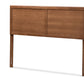 baxton studio raya mid century modern walnut brown finished wood queen size headboard | Modish Furniture Store-2