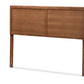 baxton studio raya mid century modern walnut brown finished wood queen size headboard | Modish Furniture Store-2