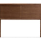 baxton studio raya mid century modern walnut brown finished wood full size headboard | Modish Furniture Store-3