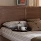 Baxton Studio Raya Mid-Century Modern Walnut Brown Finished Wood Queen Size Headboard | Modishstore | Headboards