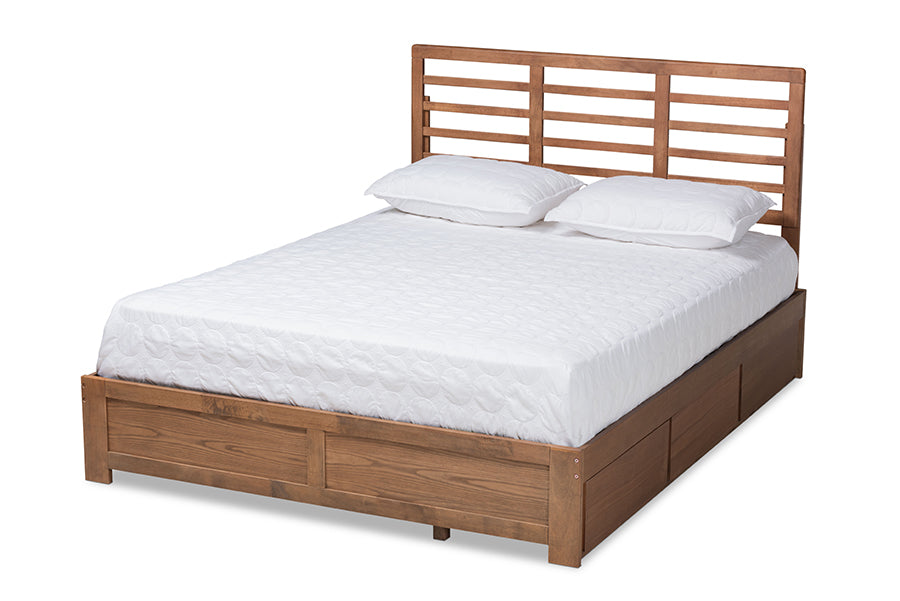 Baxton Studio Piera Platform Storage Bed - Thumbnail 2
