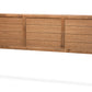 baxton studio seren mid century modern walnut brown finished wood king size headboard | Modish Furniture Store-3