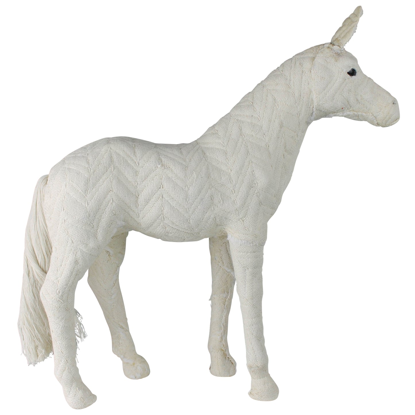 Camarillo Horse, White Fabric - White Quilt-2