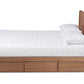 Baxton Studio Eleni Modern Transitional Dark Grey Queen Size 3-Drawer Platform Storage Bed | Beds | Modishstore - 4