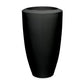 Fiberglass Large Barrel Planter, Black By Gold Leaf Design Group | Planters, Troughs & Cachepots | Modishstore