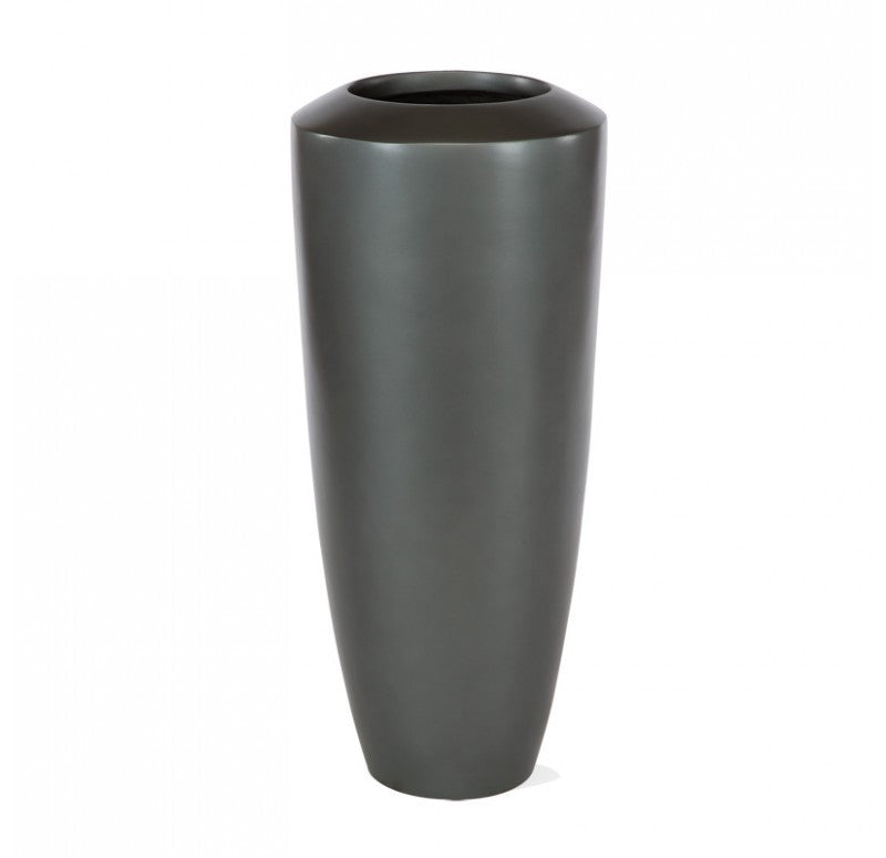 Barrel Planter - Pewter | Planters, Troughs & Cachepots | Modishstore