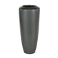 Fiberglass Small Barrel Planter, Pewter, By Gold Leaf Design Group | Planters, Troughs & Cachepots | Modishstore