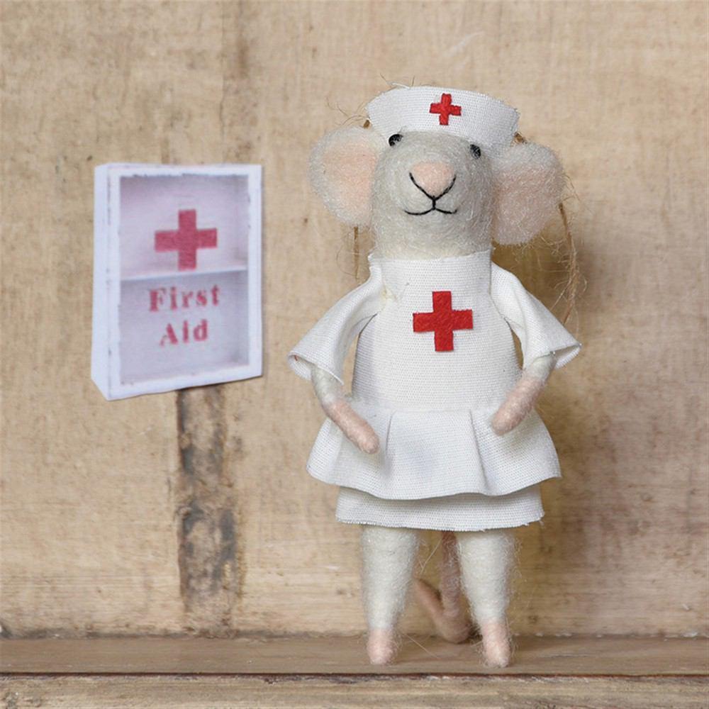 HomArt Nurse Mouse - Set of 6 | Modishstore | Holiday