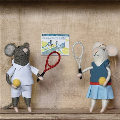 HomArt  Tennis Player Guy Mouse - Set Of 6-4