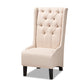 baxton studio dorais transitional beige fabric upholstered accent chair | Modish Furniture Store-2