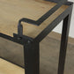 HomArt Mateo Bar Trolley - Iron and Wood - Black - Feature Image-2