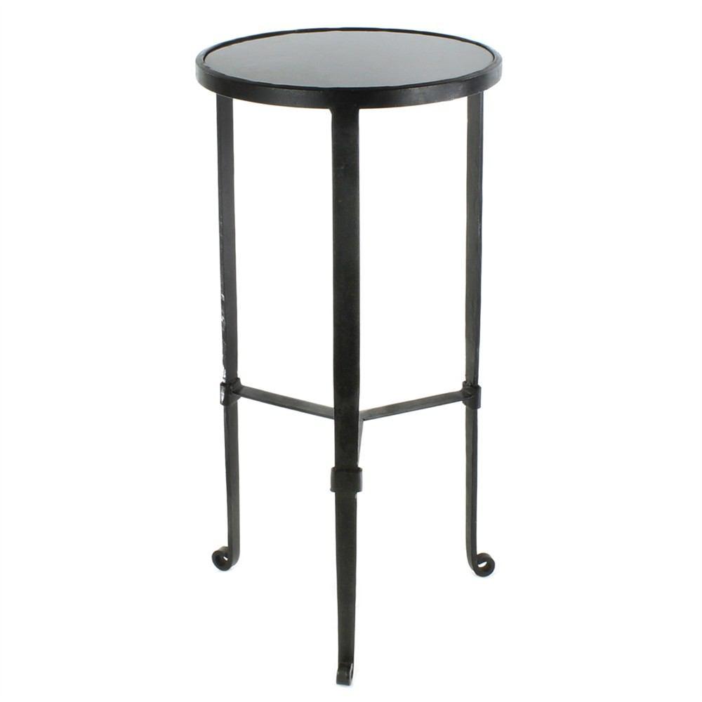 HomArt Savoy Iron & Stone Side Table - Feature Image-2
