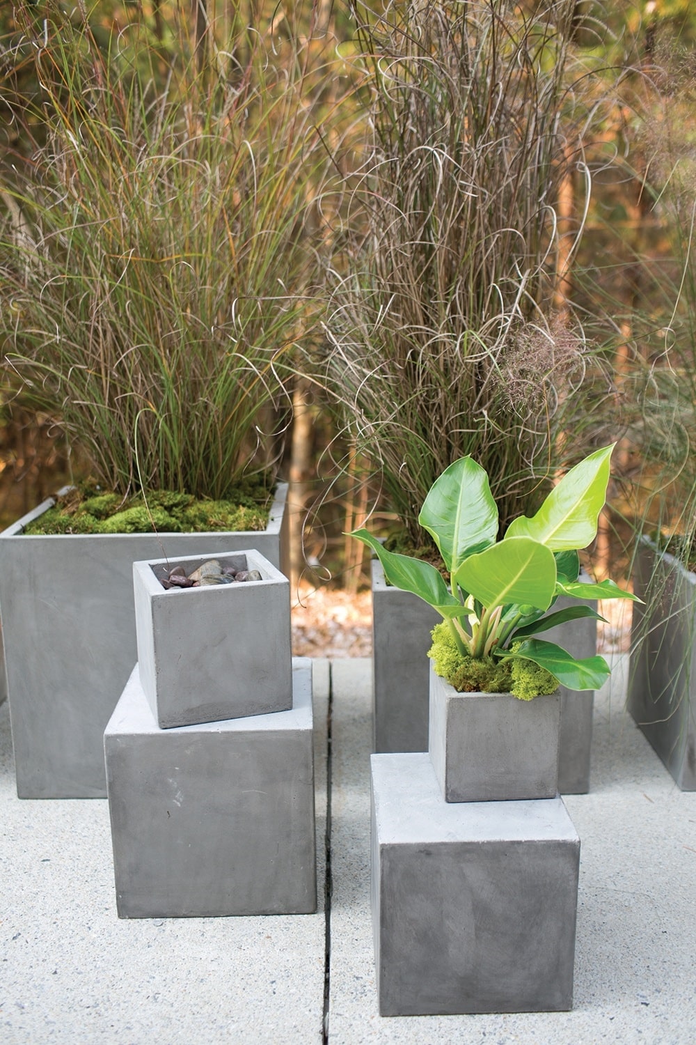 Newport Cube By Accent Decor | Outdoor Planters, Troughs & Cachepots | Modishstore - 6