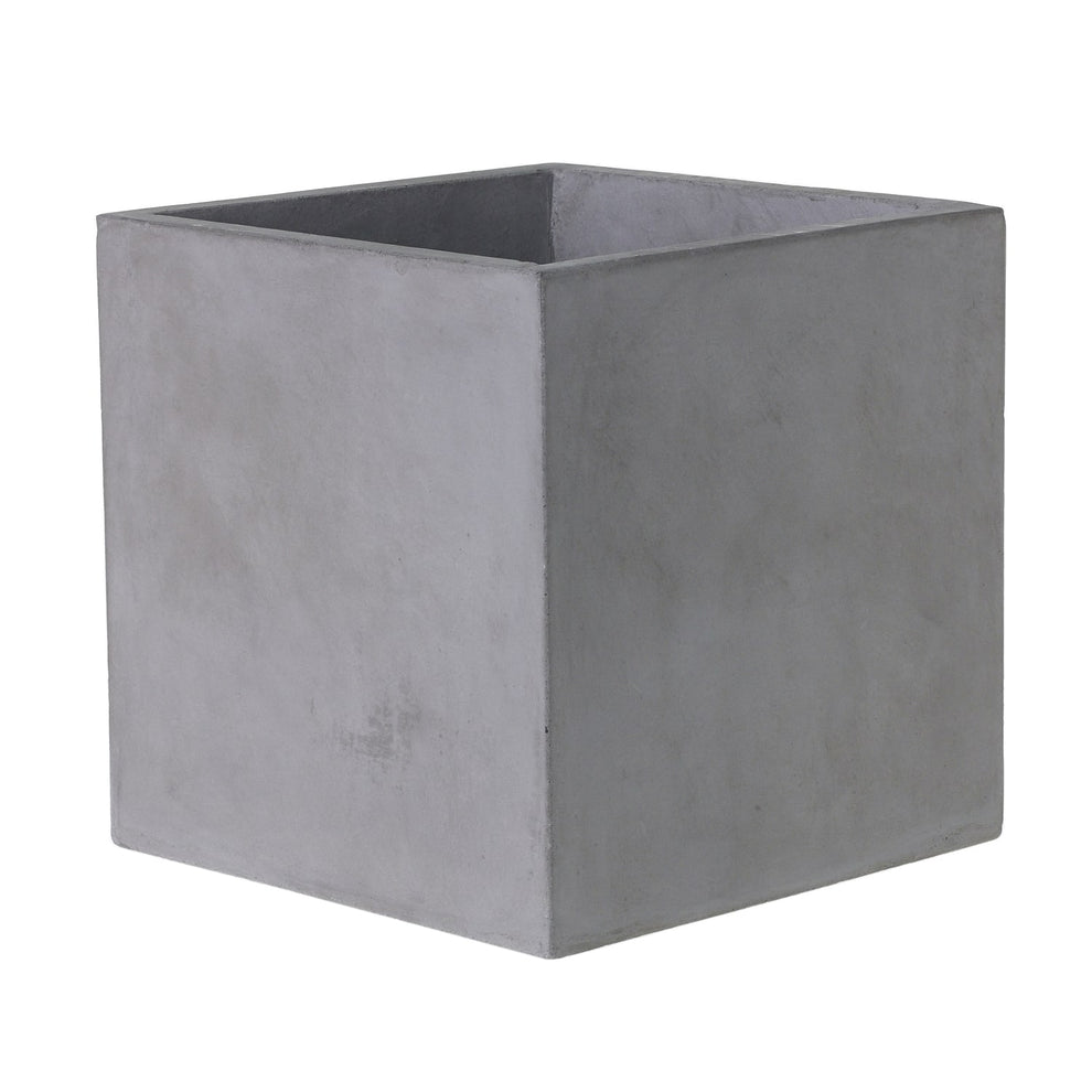 Newport Grey Concrete Cube Planter By Accent Decor- 6 Sizes | Planters, Troughs & Cachepots | Modishstore - 15