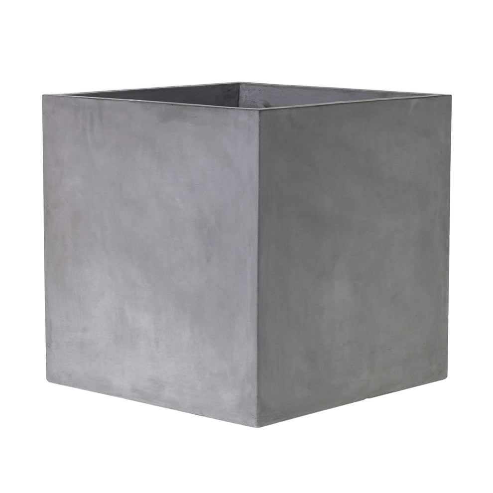 Newport Grey Concrete Cube Planter By Accent Decor- 6 Sizes | Planters, Troughs & Cachepots | Modishstore - 22