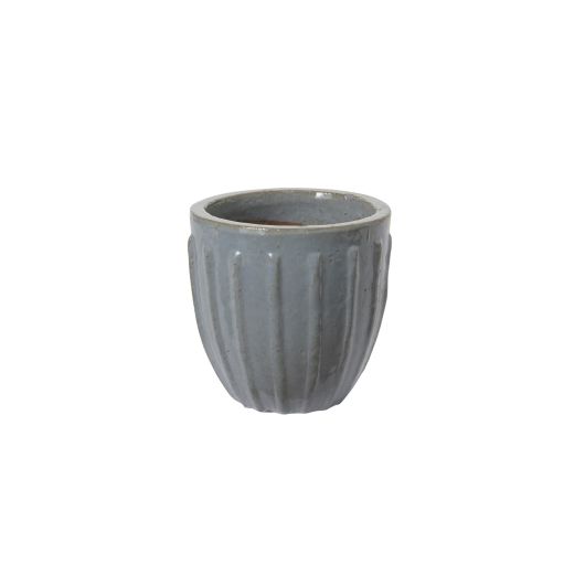 Orbison Blue Ceramic Planter By Accent Decor- 3 Sizes | Planters, Troughs & Cachepots | Modishstore - 3