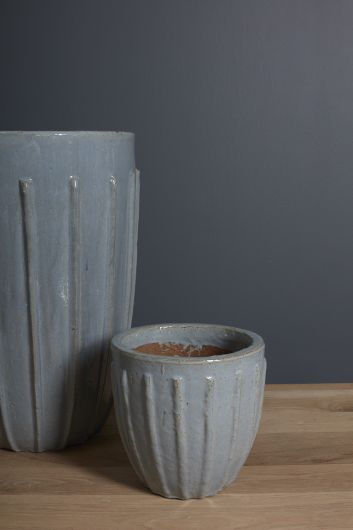 Orbison Blue Ceramic Planter By Accent Decor- 3 Sizes | Planters, Troughs & Cachepots | Modishstore - 4