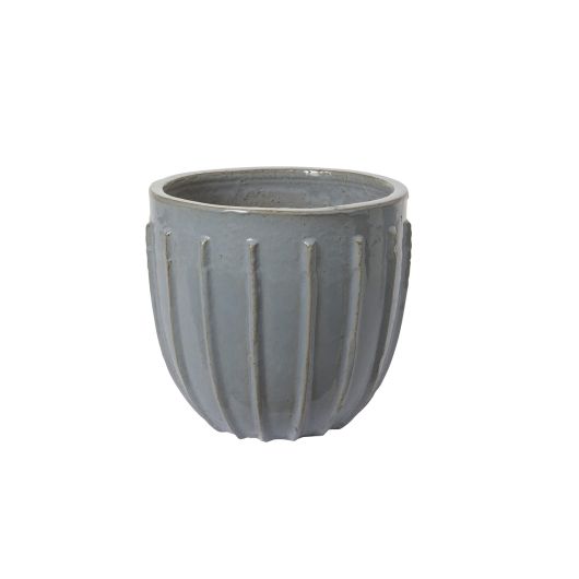Orbison Blue Ceramic Planter By Accent Decor- 3 Sizes | Planters, Troughs & Cachepots | Modishstore - 5