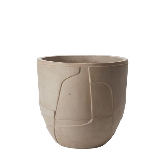 Pakiva Concrete Self Carving Tan Planter and Pots By Accent Decor | Planters, Troughs & Cachepots | Modishstore - 4