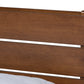 Baxton Studio Avena Mid-Century Modern Walnut Finished Wood Queen Size Platform bed | Beds | Modishstore - 6
