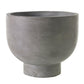 Newport Concrete Grey Compote Planter By Accent Decor- 3 Sizes | Planters, Troughs & Cachepots | Modishstore - 3