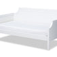 baxton studio mariana classic and traditional white finished wood twin size daybed | Modish Furniture Store-2