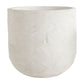 Greta White Concrete Textured Pot By Accent Decor | Planters, Troughs & Cachepots | Modishstore - 2