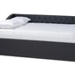 baxton studio haylie modern and contemporary dark grey fabric upholstered full size daybed | Modish Furniture Store-2