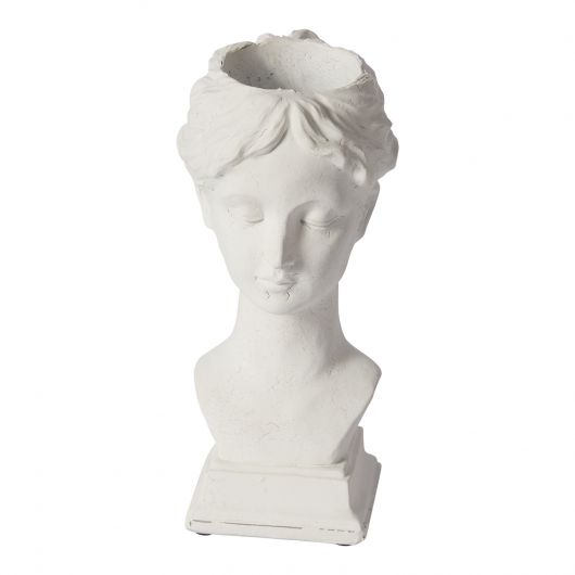 Acropolis Head Sculpture Planter Collection By Accent Decor | Vases | Modishstore - 3
