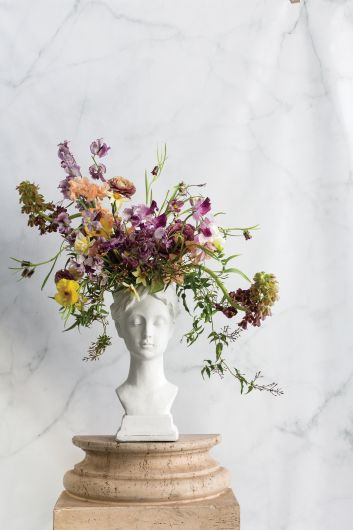 Acropolis Head Sculpture Planter Collection By Accent Decor | Vases | Modishstore - 2