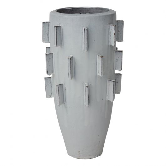 Ari Ceramic Tall Planter By Accent Decor | Planters, Troughs & Cachepots | Modishstore - 3