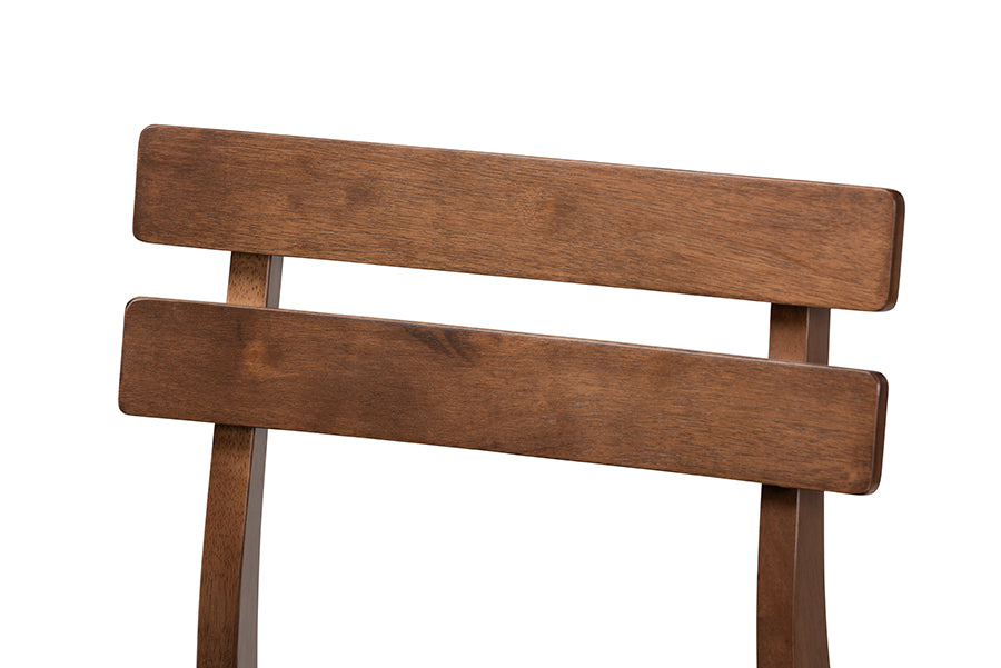 Baxton Studio Larine Dark Grey Fabric 2-Piece Wood Counter Stool Set | Counter Stools | Modishstore - 6