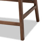Baxton Studio Larine Dark Grey Fabric 2-Piece Wood Counter Stool Set | Counter Stools | Modishstore - 4